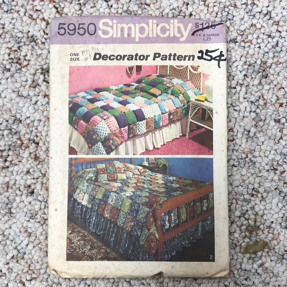 Vintage puff quilt pattern - Picture 1 of 2